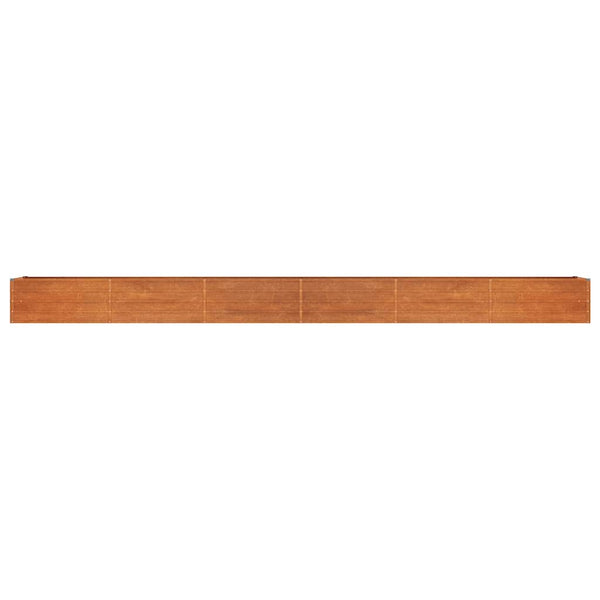 Hochbeet Rostig 600x80x45 cm Cortenstahl