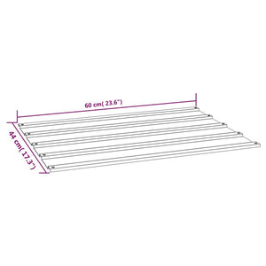 Dachplatten 36 Stk. Rostig 60x44 cm Cortenstahl