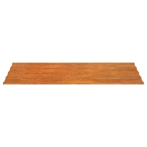 Dachplatten 12 Stk. Rostig 80x44 cm Cortenstahl