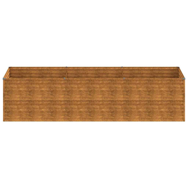 Hochbeet 290x100x69 cm Cortenstahl