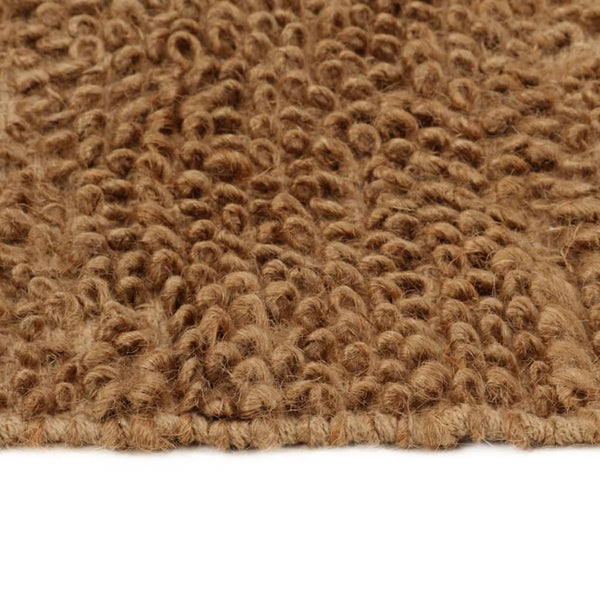 Handgefertigter Jute-Baumwollteppich 80x160 cm