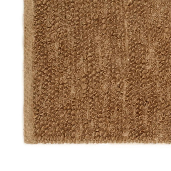 Handgefertigter Jute-Baumwollteppich 80x160 cm