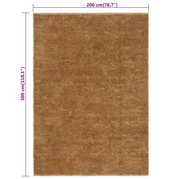 Handgefertigter Schlingenteppich 200x300 cm