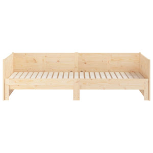 Ausziehbares Tagesbett Kiefer Massivholz 80x200 cm