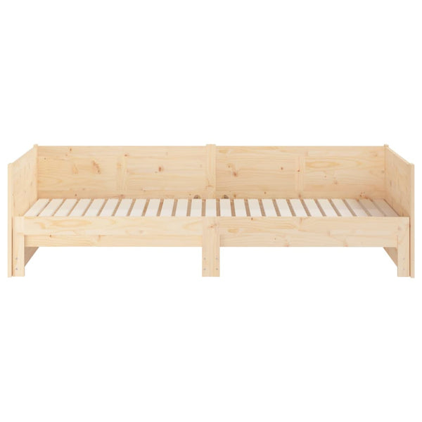 Ausziehbares Tagesbett Kiefer Massivholz 80x200 cm