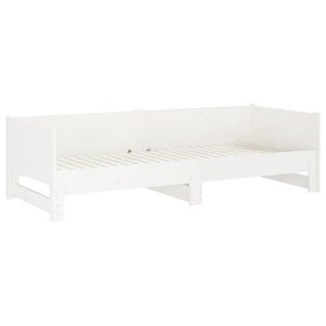Ausziehbares Tagesbett Kiefer Massivholz 80x200 cm