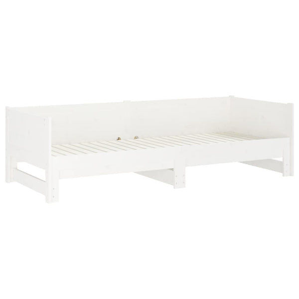 Ausziehbares Tagesbett Kiefer Massivholz 80x200 cm