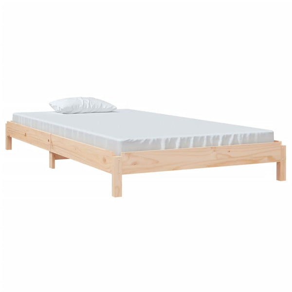 Stapelbett 100x200 cm Kiefer Massivholz