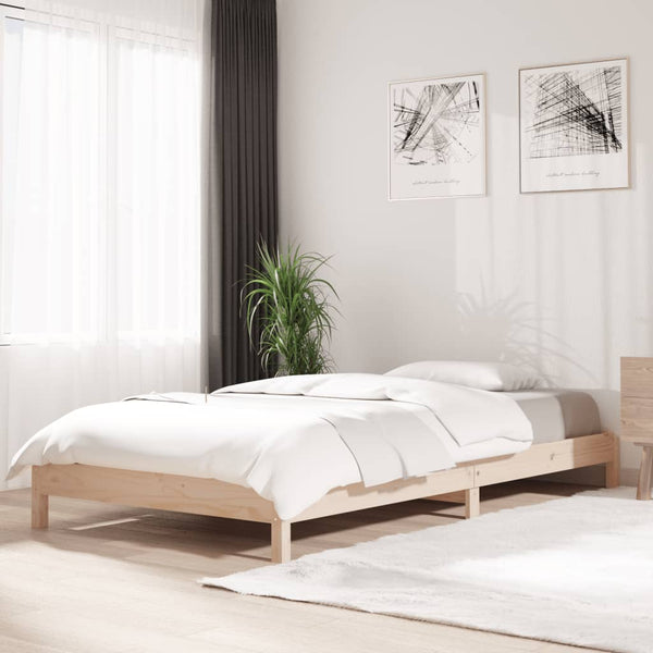 Stapelbett 100x200 cm Kiefer Massivholz