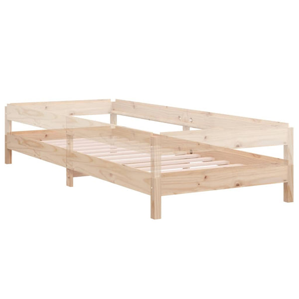 Stapelbett 75x190 cm Kiefer Massivholz