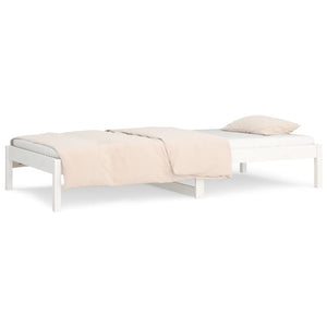 Tagesbett Kiefer Massivholz 90x190 cm Weiß