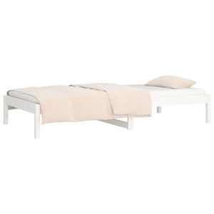 Tagesbett Kiefer Massivholz 90x190 cm Weiß