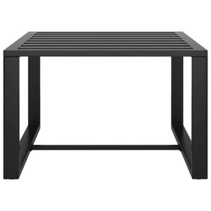 10-tlg. Garten-Lounge-Set mit Kissen Aluminium Anthrazit
