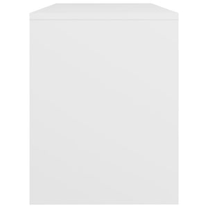 Weißer Schminkhocker 70x35x45 cm