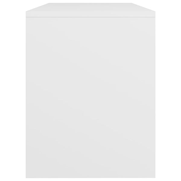 Weißer Schminkhocker 70x35x45 cm