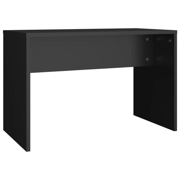 Schwarzer Schminkhocker 70x35x45 cm