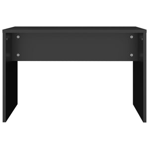 Schwarzer Schminkhocker 70x35x45 cm
