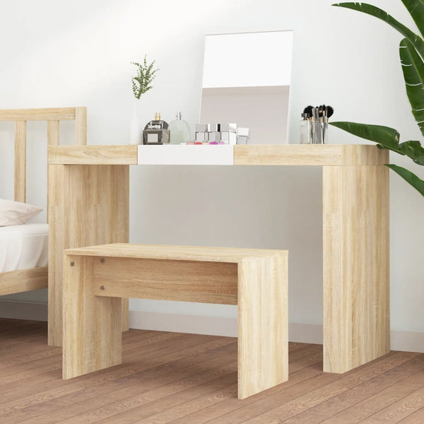 Schminkhocker Sonoma Eiche 70x35x45 cm