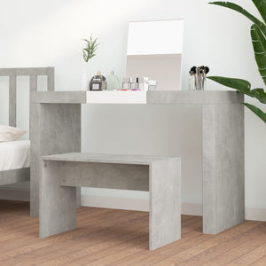 Schminkhocker Betongrau 70x35x45 cm