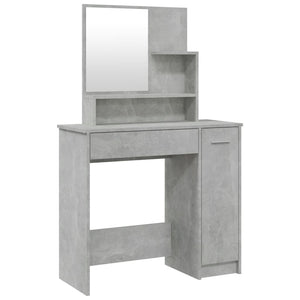 Schminktisch mit Spiegel Betongrau 86,5 cm