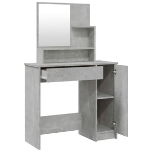 Schminktisch mit Spiegel Betongrau 86,5 cm