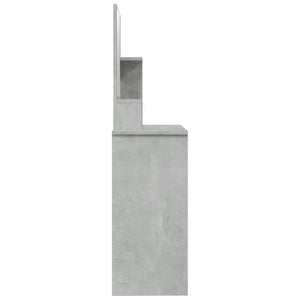 Schminktisch mit Spiegel Betongrau 86,5 cm