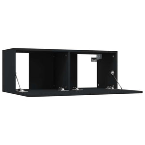 TV-Schränke Schwarz 80x30x30cm, 2er-Set