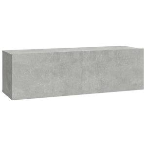 TV-Wandschränke, Betongrau, 2er-Set