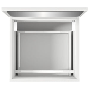 Badschrank mit Spiegel, Weiß