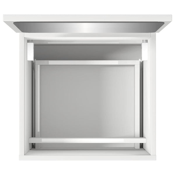 Badschrank mit Spiegel, Weiß