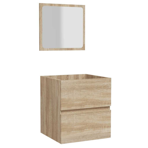 Badschrank mit Spiegel Sonoma-Eiche