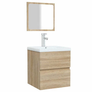 Badschrank mit Spiegel Sonoma-Eiche