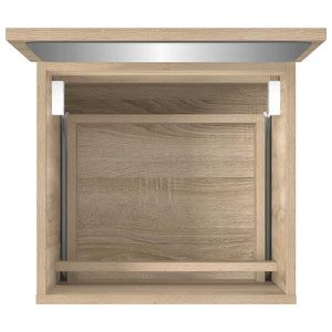 Badschrank mit Spiegel Sonoma-Eiche