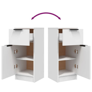 Weißes Sideboard 30x30x70 cm