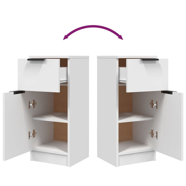 Weißes Sideboard 30x30x70 cm