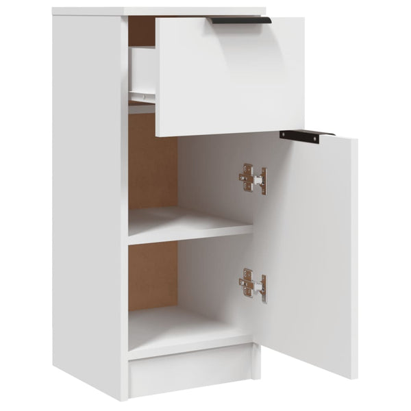 Weiße Sideboards, 2er Set, 30x30x70 cm