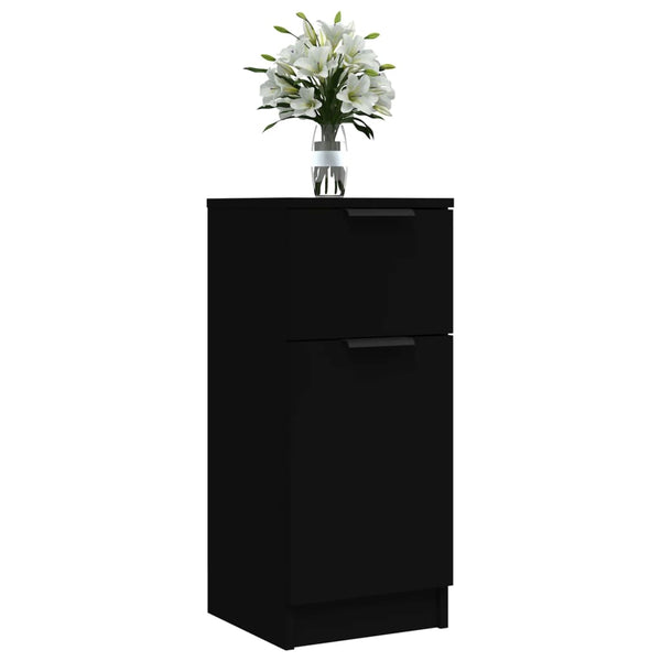 Schwarzes Sideboard 30x30x70cm