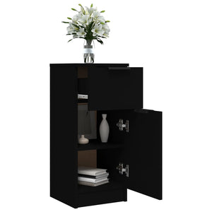 Schwarzes Sideboard 30x30x70cm