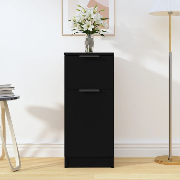 Schwarzes Sideboard 30x30x70cm