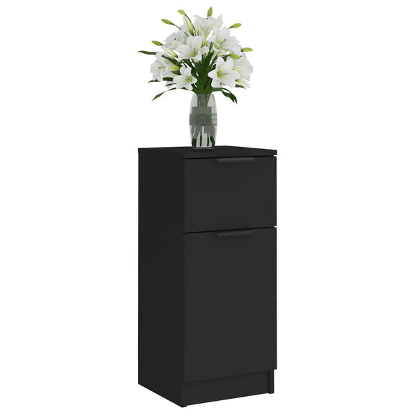 Schwarze Holzwerkstoff Sideboards, 2er Set