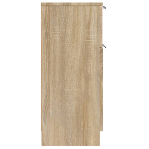 Sideboard Sonoma-Eiche 30x30x70 cm