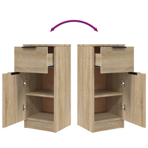 Sideboard Sonoma-Eiche 30x30x70 cm