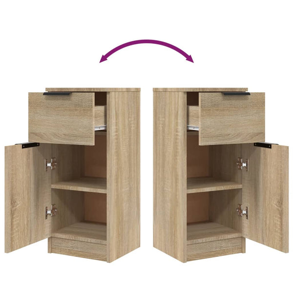 Sideboard Sonoma-Eiche 30x30x70 cm
