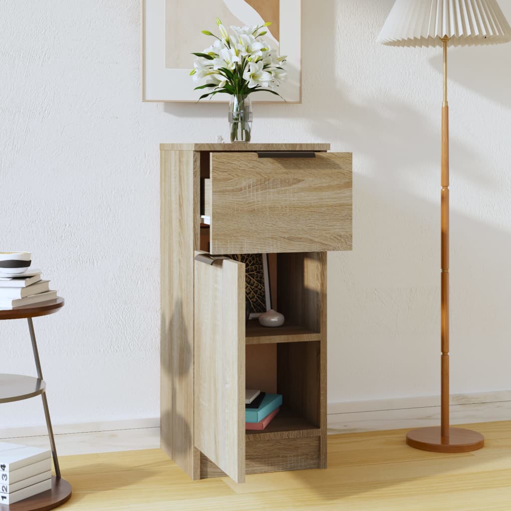 Sideboard Sonoma-Eiche 30x30x70 cm
