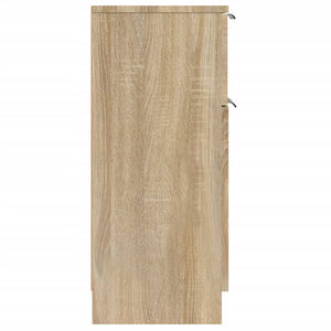 Sideboards 2er Set Sonoma Eiche 30x70 cm
