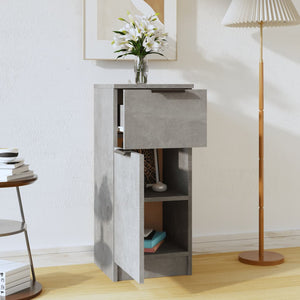 Betongraues Sideboard 30x70 cm