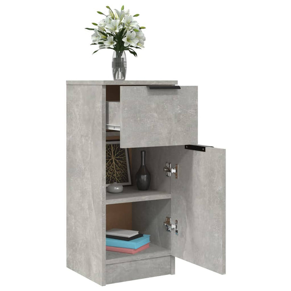 Betongraues Sideboard 30x70 cm