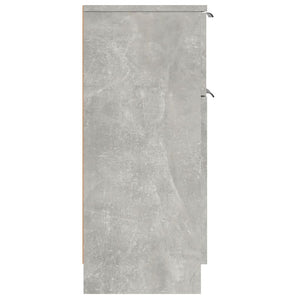 Betongraues Sideboard 30x70 cm