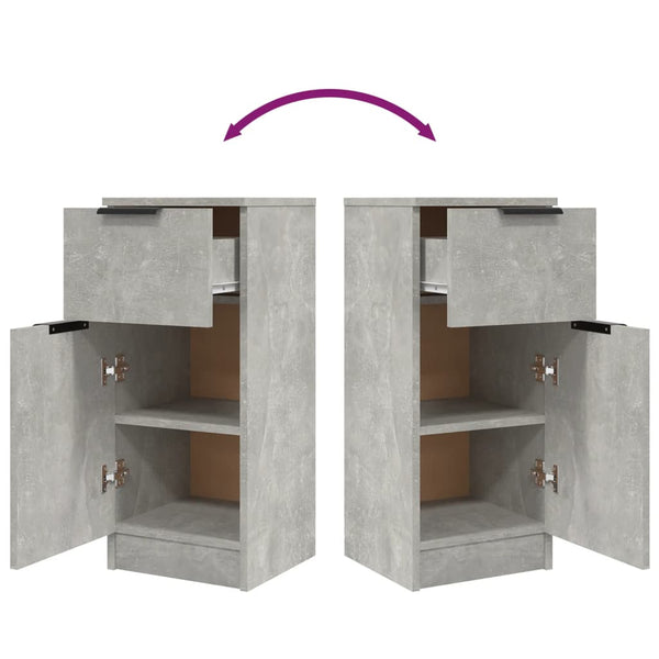 Betongraues Sideboard 30x70 cm