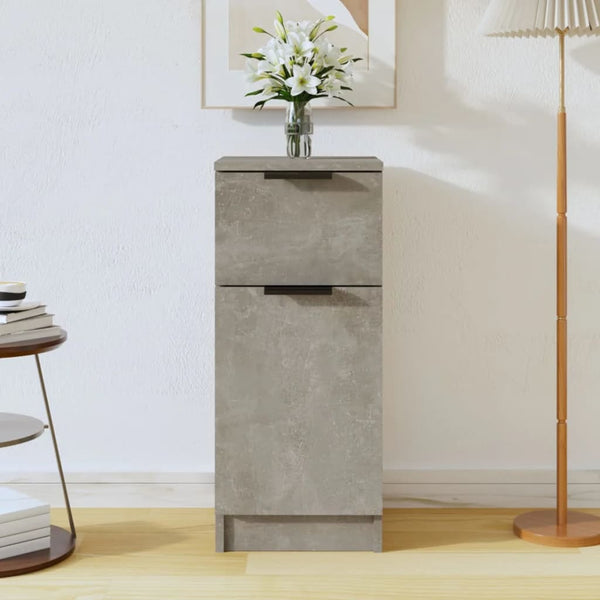 Betongraues Sideboard 30x70 cm